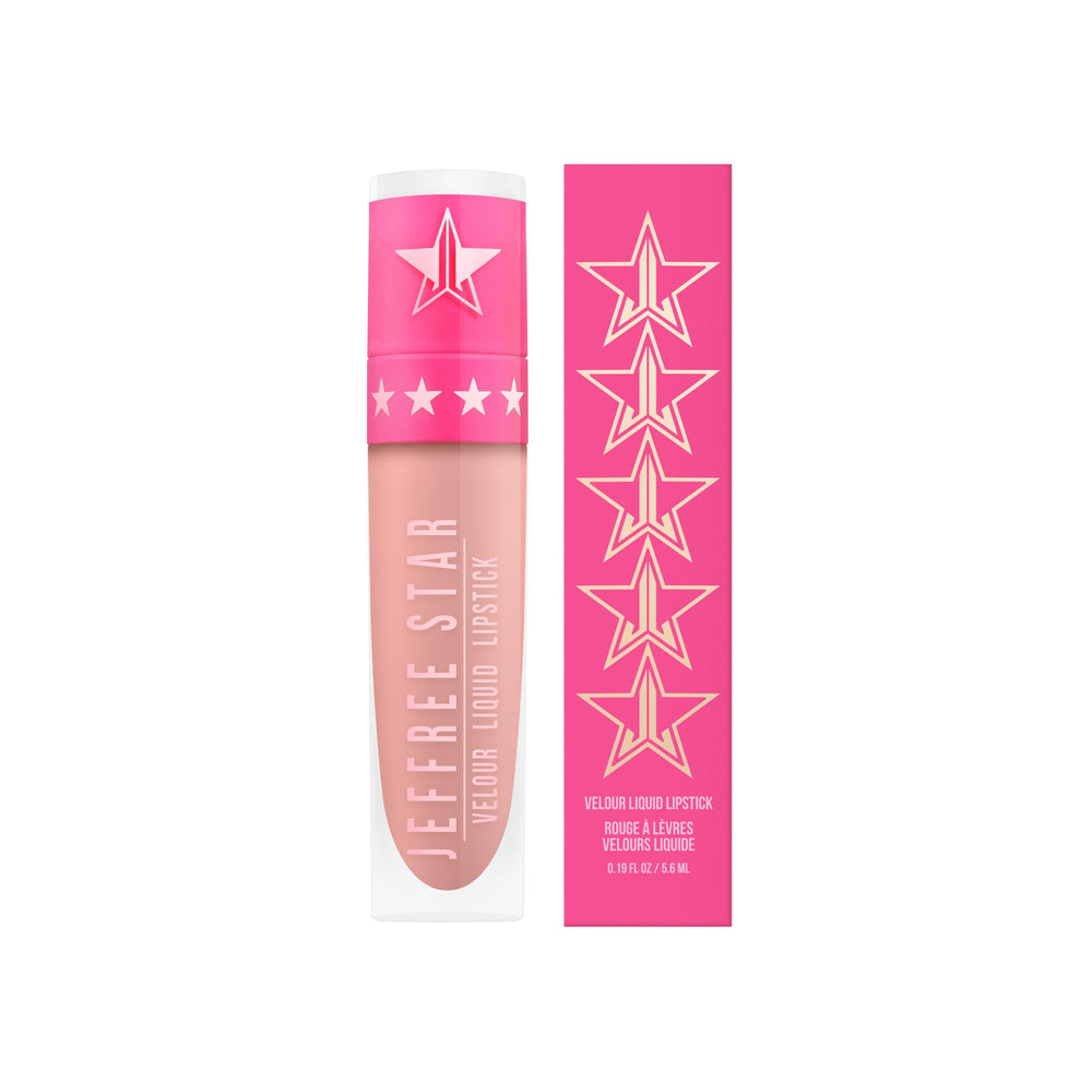 Jeffree Star Velour Lipstick Mannequin – rich pigment in a classic nude with warm undertones.