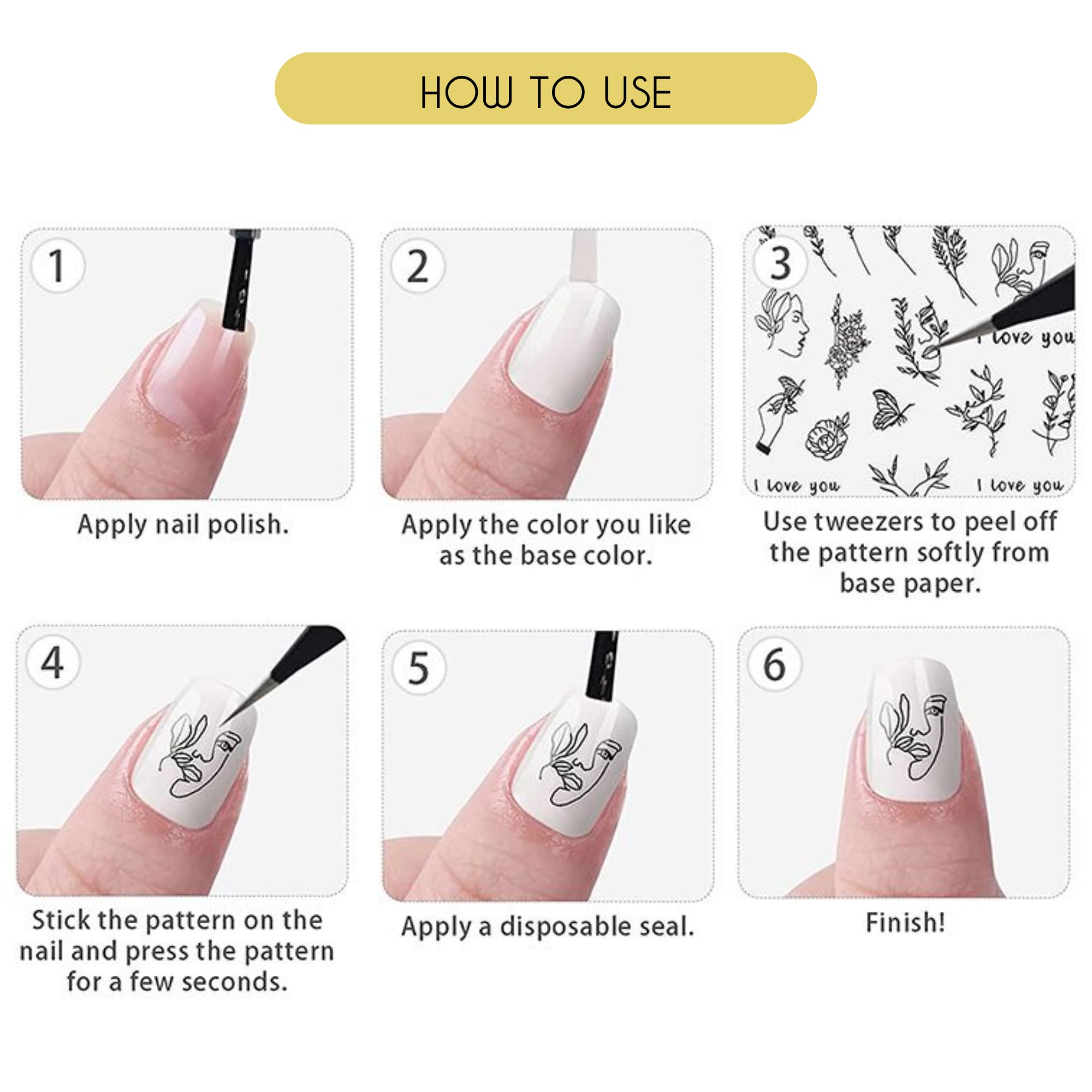 Jeillmone gift nail stickers perfect for nail art lovers