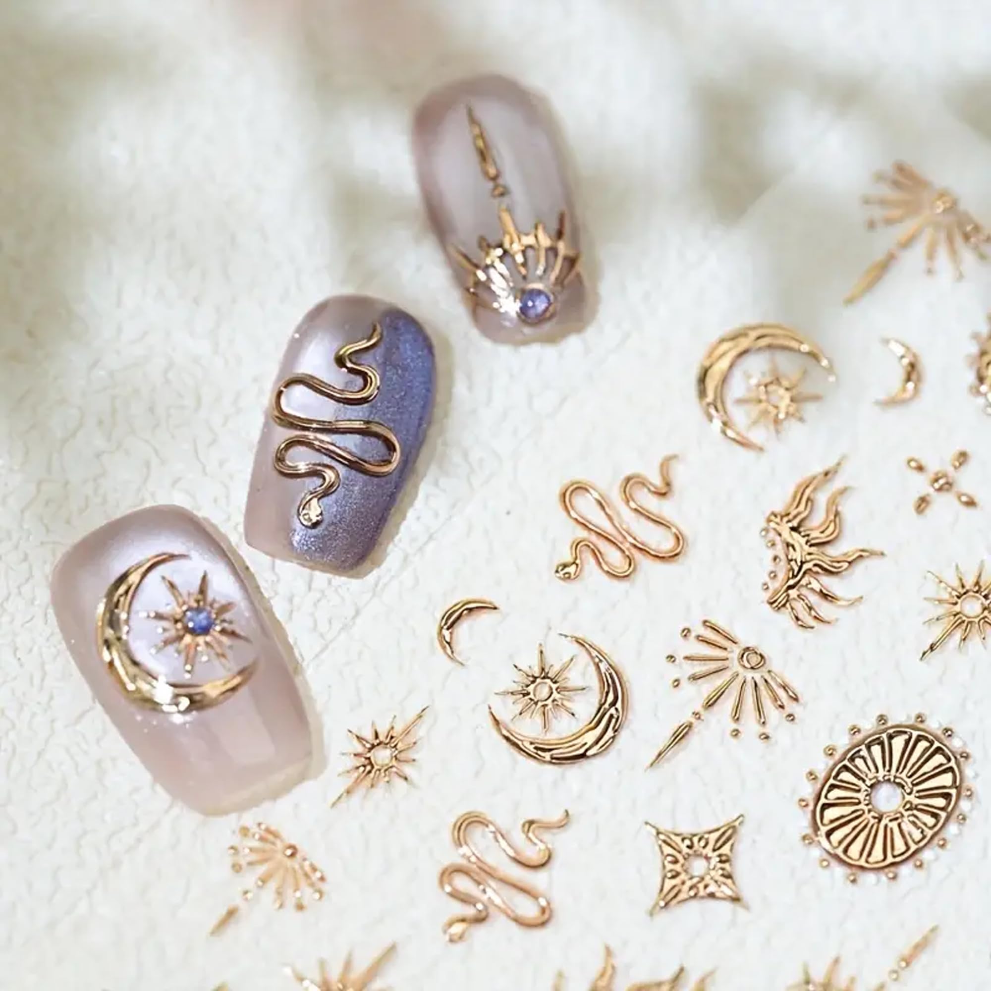 Jeillmone self-adhesive decals are easy to apply for quick nail art