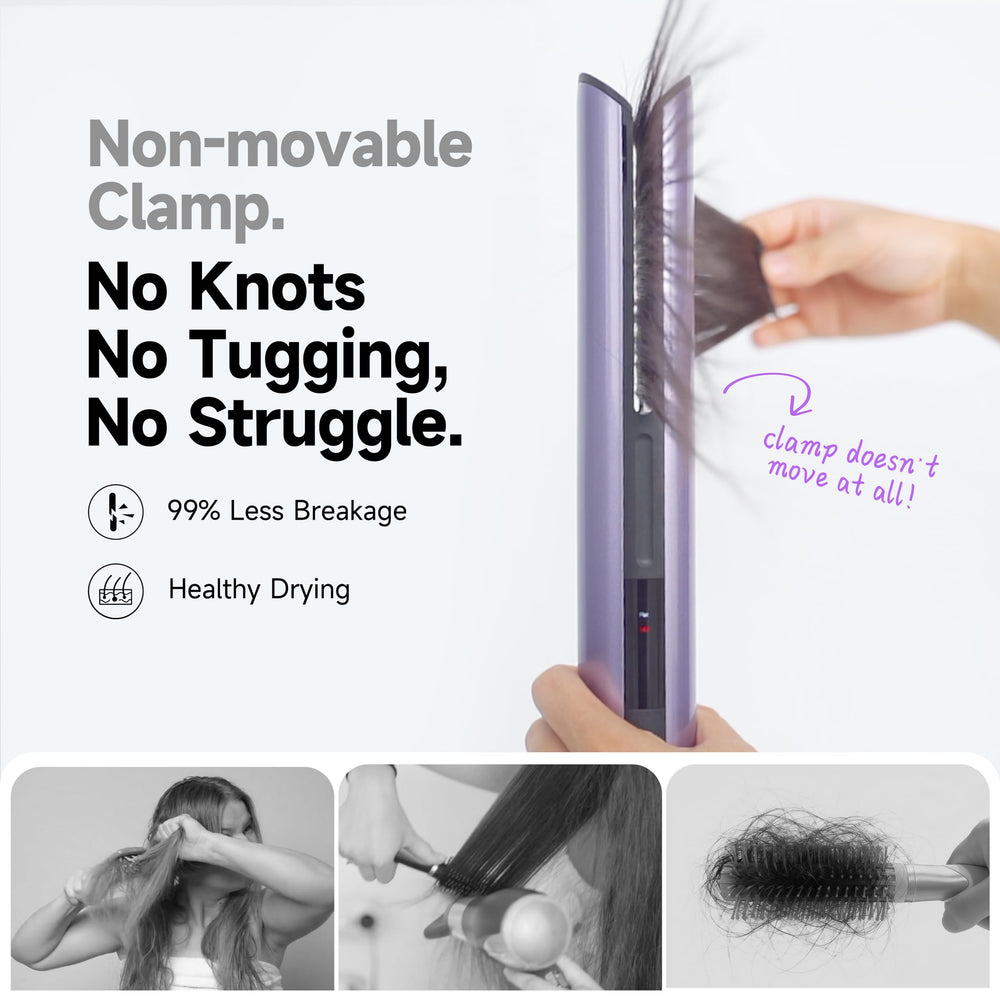 Jellyfish negative ion nozzle in action seals cuticles gently