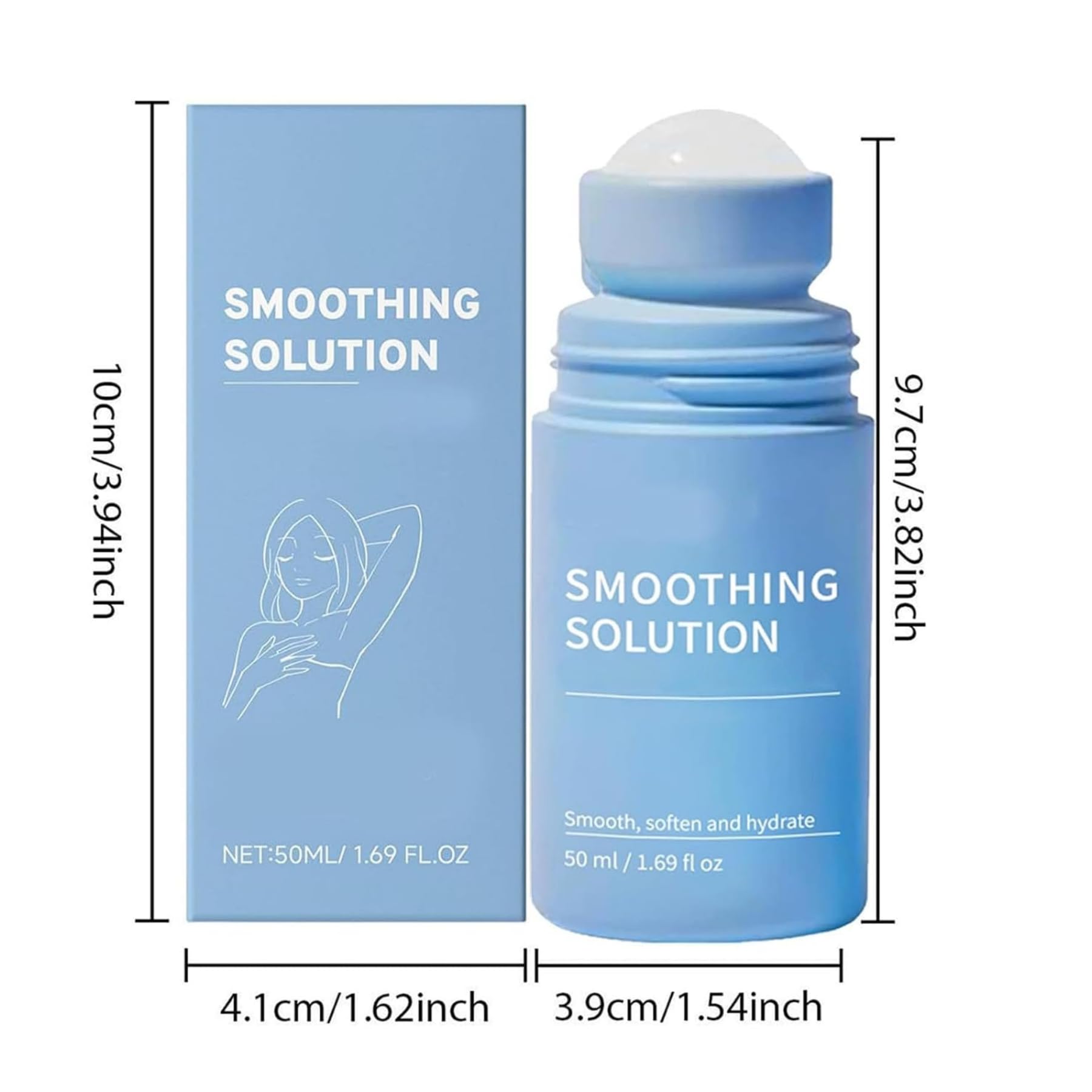 Jendfert Smoothing Solution bottle cap closeup for precise application
