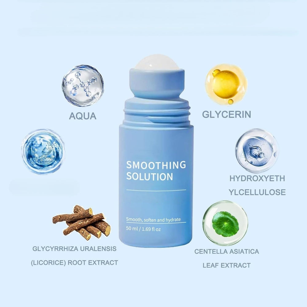 Jendfert Smoothing Solution packaging box highlights 50 ml bottle and long shelf life