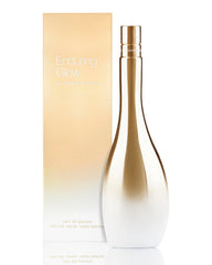 Jennifer Lopez Enduring Glow bottle back view showcases premium gold metalized design.