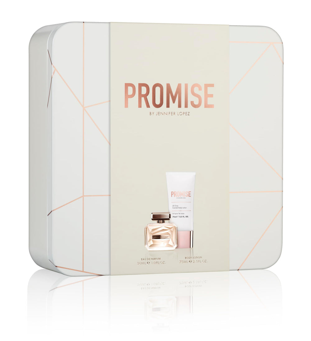 Jennifer Lopez Promise Body Lotion 75ml tube that moisturizes and lightly scents skin