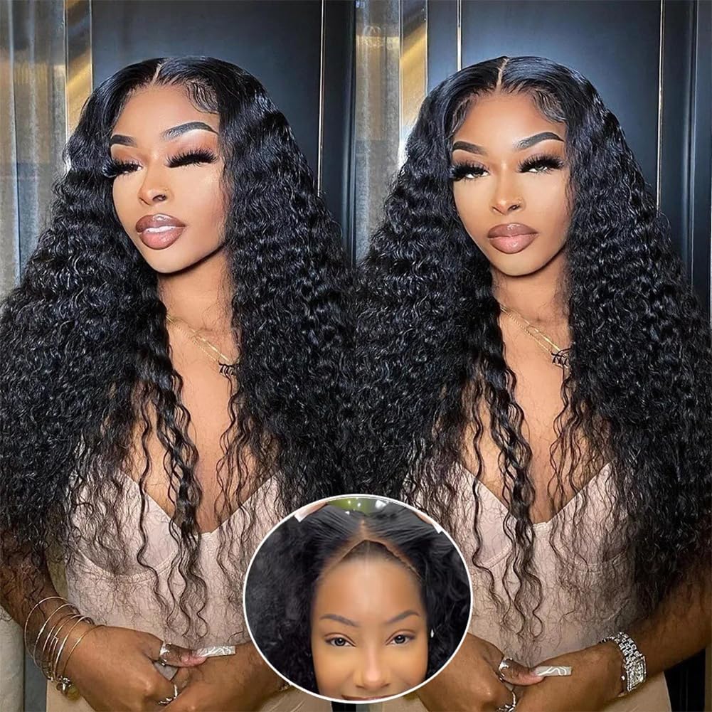 Jenniferita wear-and-go glueless wig front view for easy daily styling.