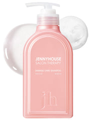 JENNYHOUSE Salon Therapy Damage Care Shampoo bottle pour; daily cleanse for damaged hair.