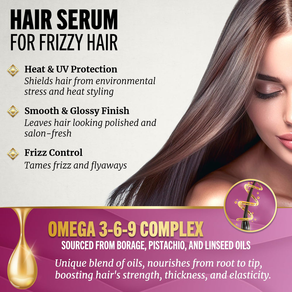 Jenoris Pistachio Oil Hair Serum texture emulsion for silky, manageable hair
