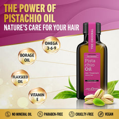 Jenoris Pistachio Oil Serum application smooths strands for frizz control.