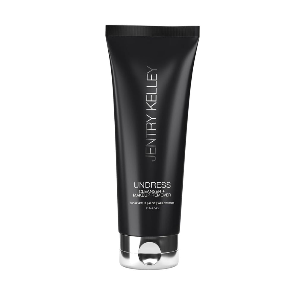JENTRY KELLEY UNDRESS cleanser bottle for gentle makeup removal and skin soothing