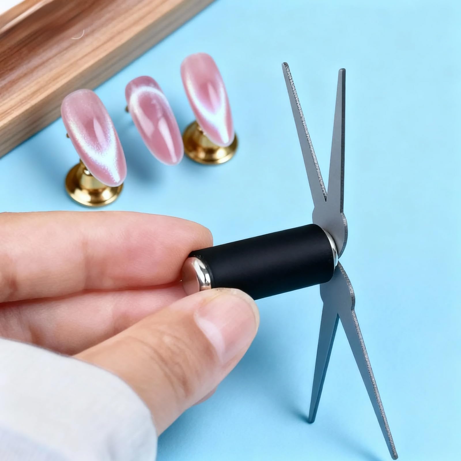 Jerclity cat-eye designs on nails for creative patterns