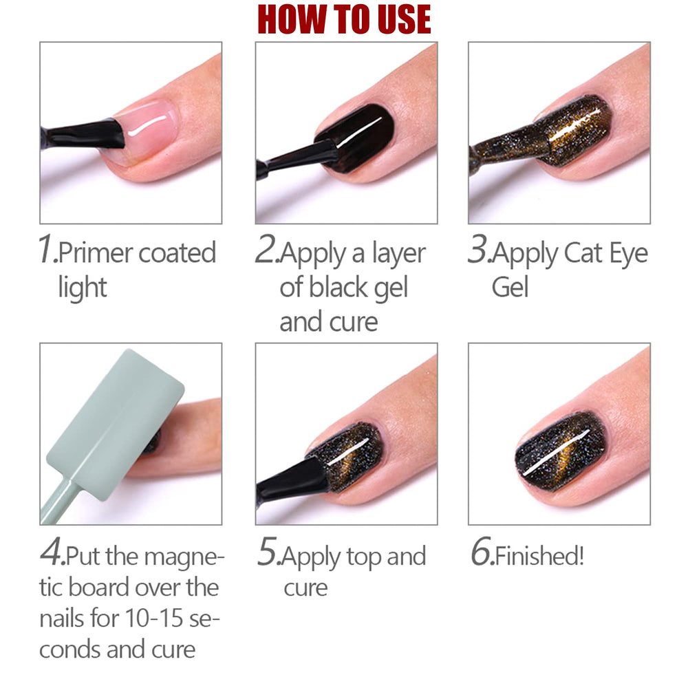 JERCLITY cylindrical silicone-handle cat eye magnet for comfortable use