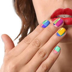 Jerclity self-adhesive nail wraps ensure quick bubble-free application