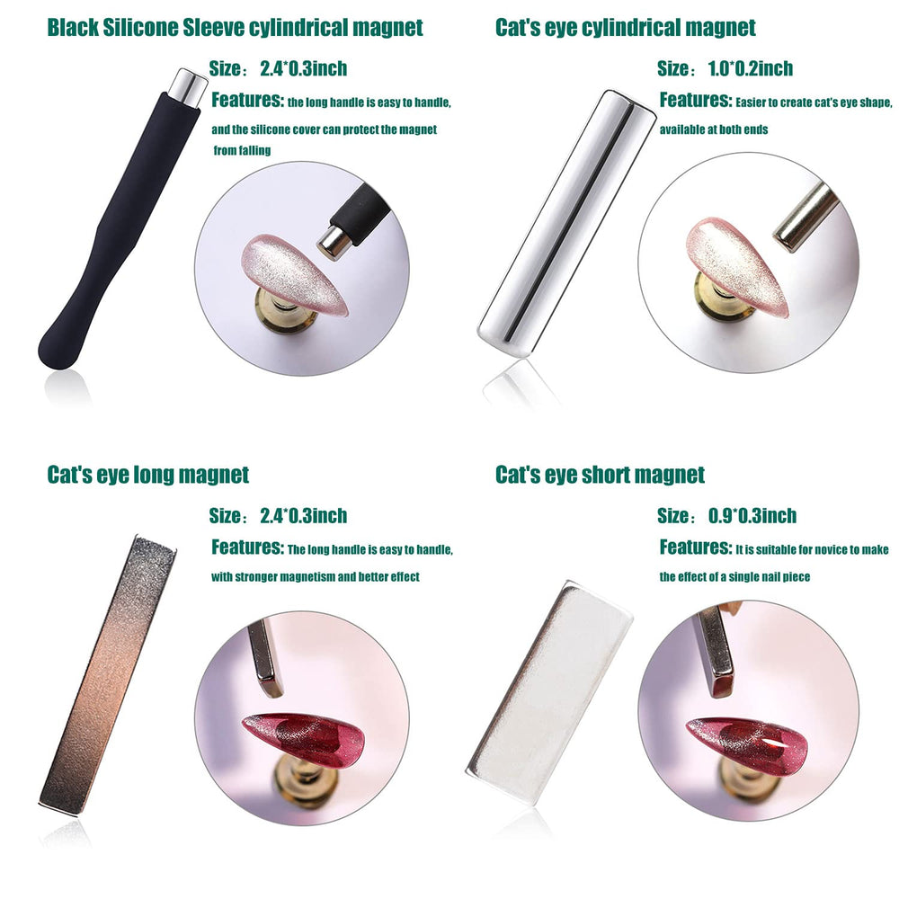 JERCLITY single-headed cat eye magnet stick for precise control
