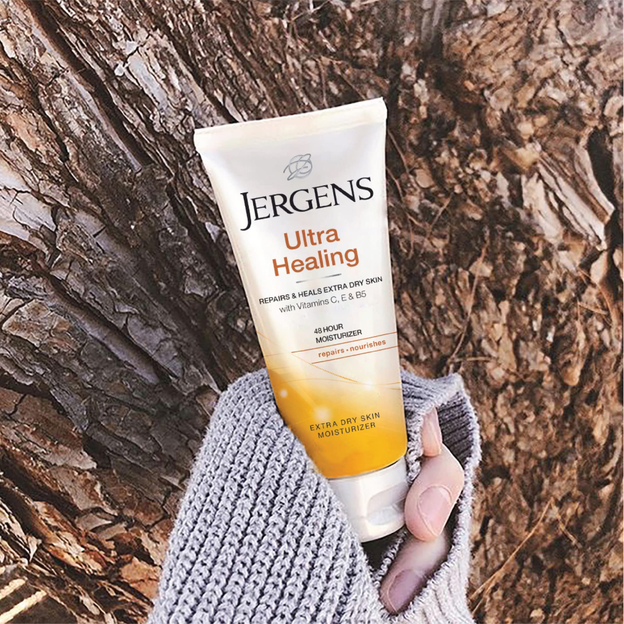 Jergens Ultra Healing travel-pack tubes ready for on the go hydration