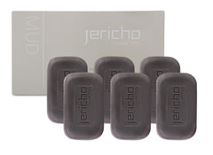 Jericho Dead Sea Mud Soap close-up showing rich foam for deep cleansing.