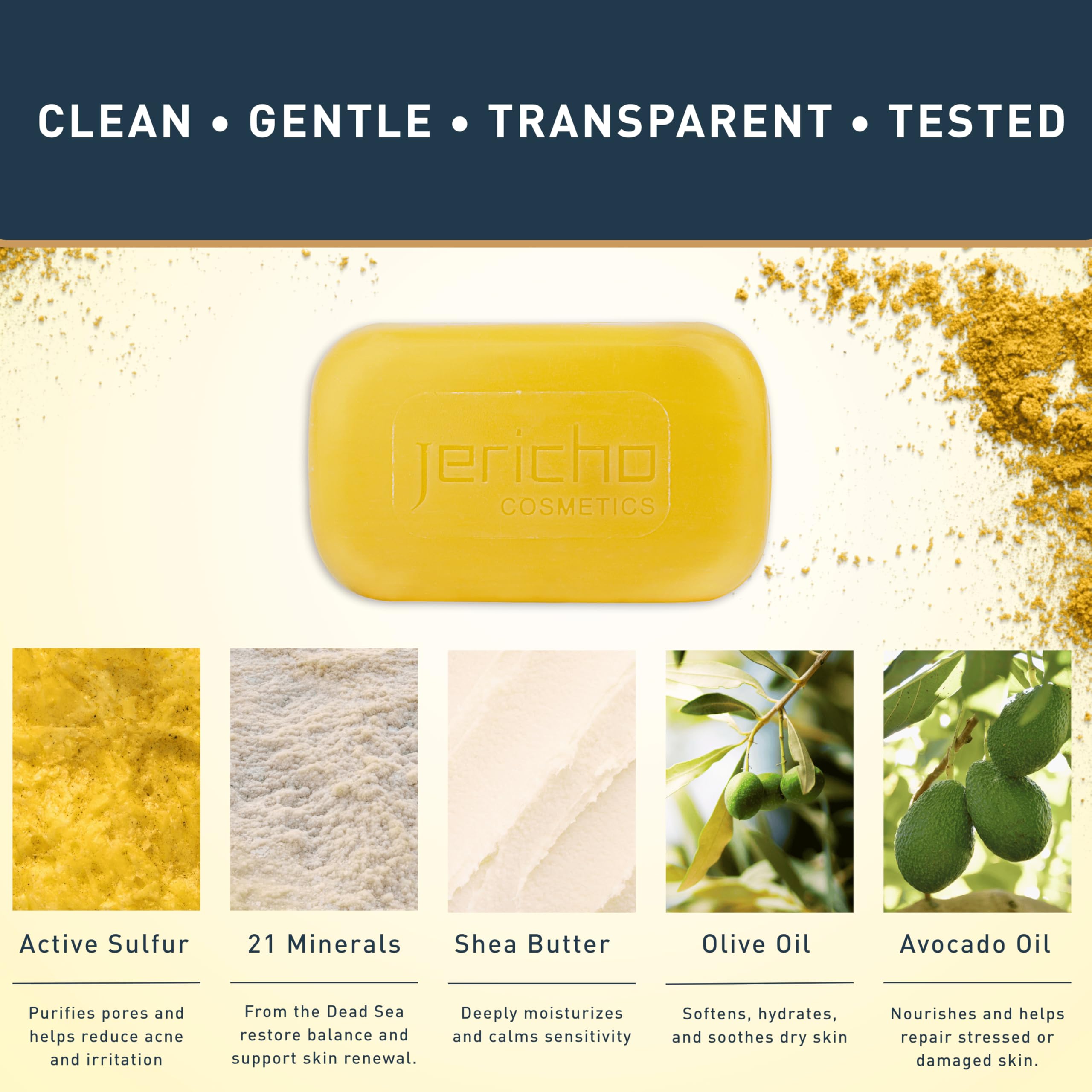 Ingredient close-up with olive oil and shea butter for nourishment
