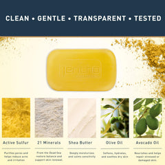 Ingredient close-up with olive oil and shea butter for nourishment