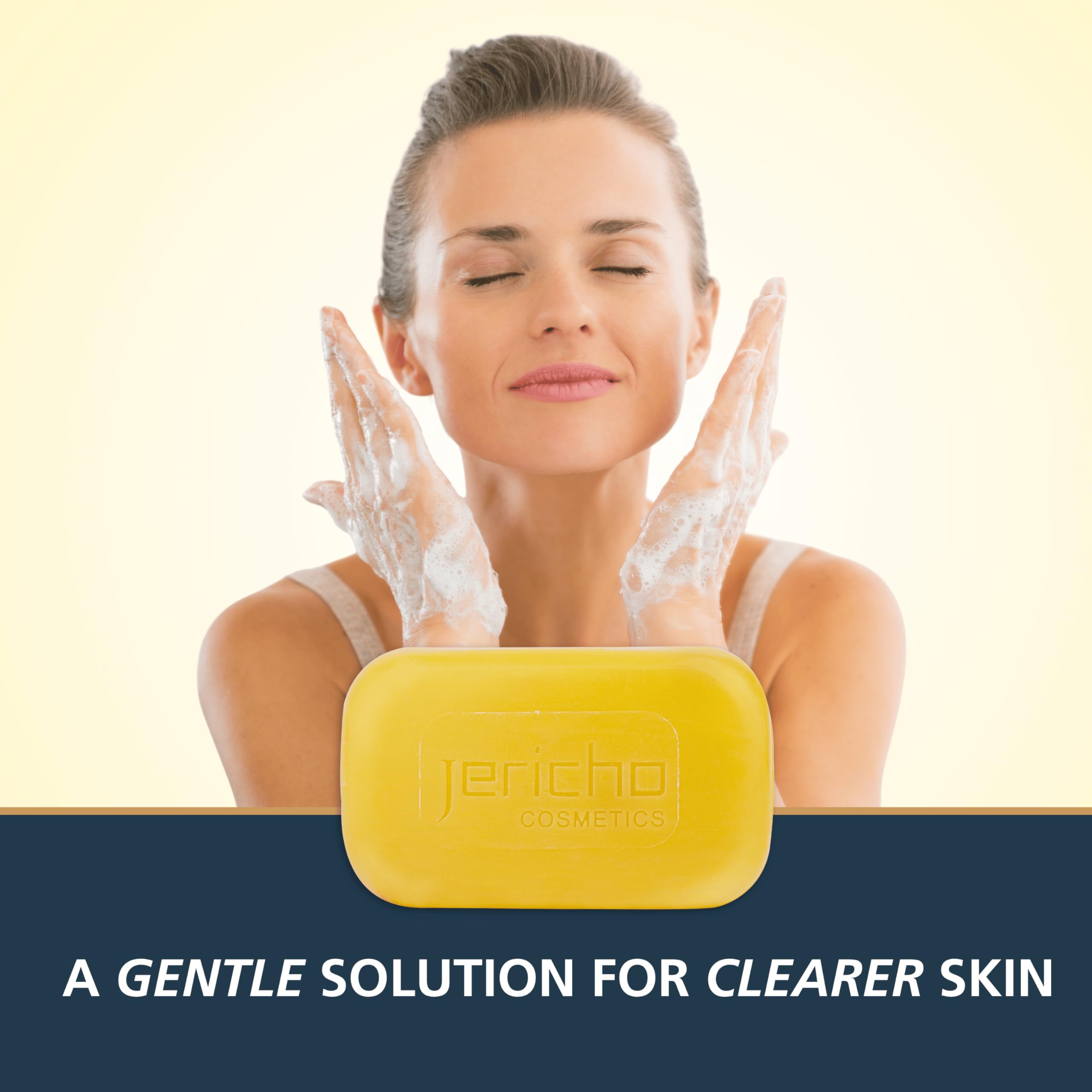 Pack of 3 Jericho bars displayed for long-lasting cleansing