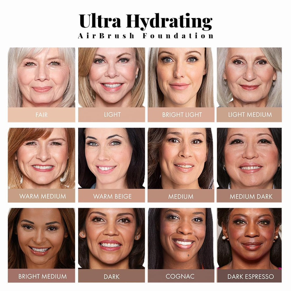 Jerome Alexander Airbrush Foundation with 2x active ingredients for hydration