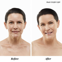 Jerome Alexander Airbrush Foundation texture close-up demonstrates smooth, buildable coverage on skin.
