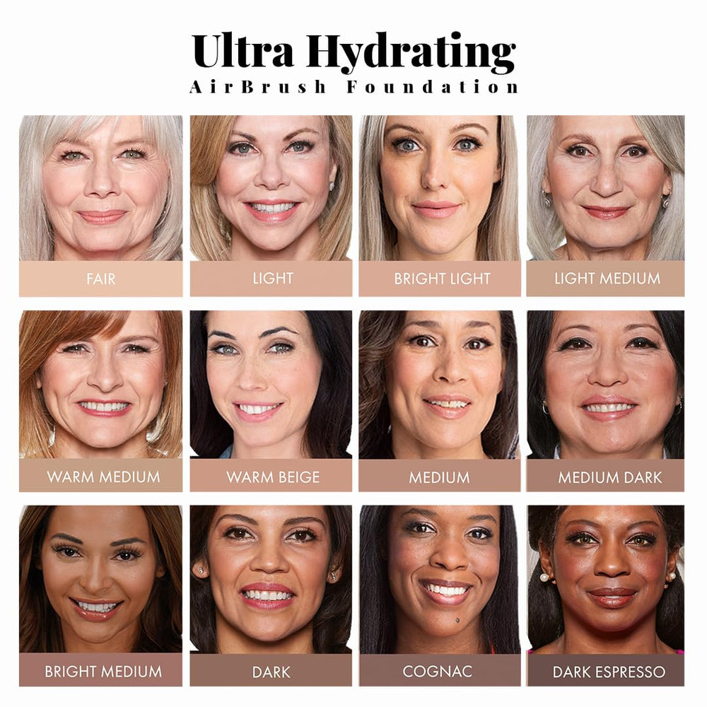 Jerome Alexander Airbrush Foundation longwear look on face