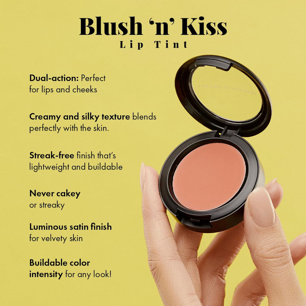 Jerome Alexander Blush 'n' Kiss lightweight formula wears comfortably