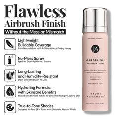 Jerome Alexander LiquidSilk Air Primer preps skin and minimizes pores for a smooth base.