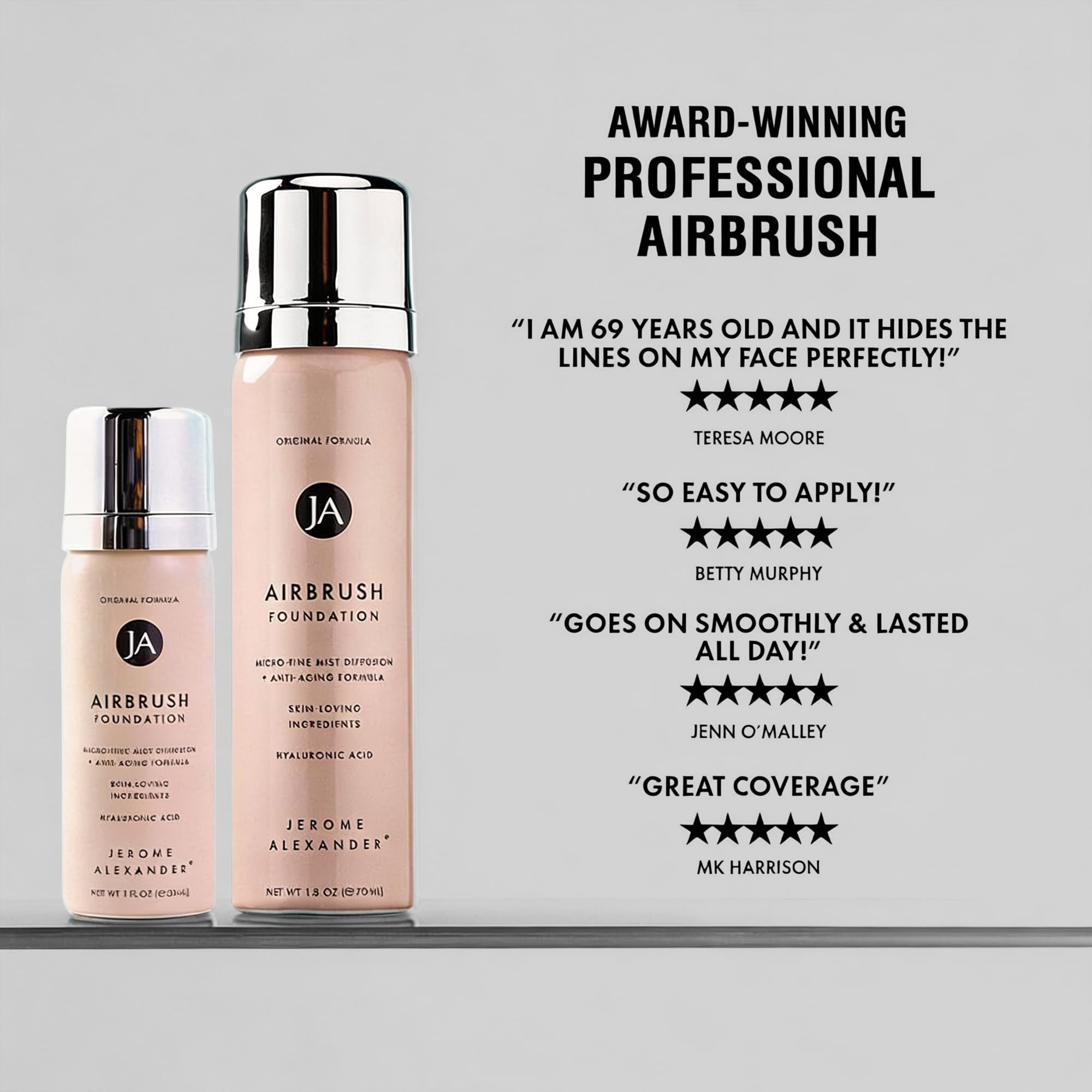 Jerome Alexander MagicMinerals AirBrush ideal for quick daily touch-ups