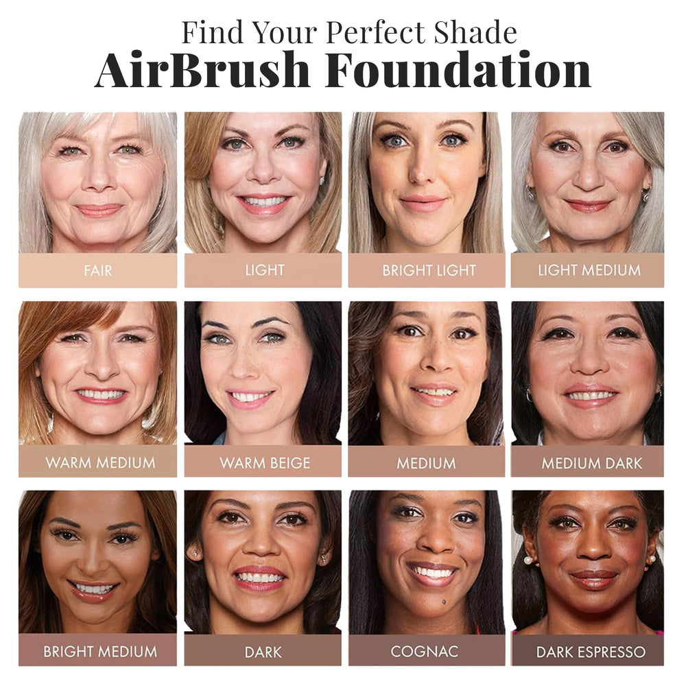 Jerome Alexander MagicMinerals airbrush finish demonstrates weightless coverage.