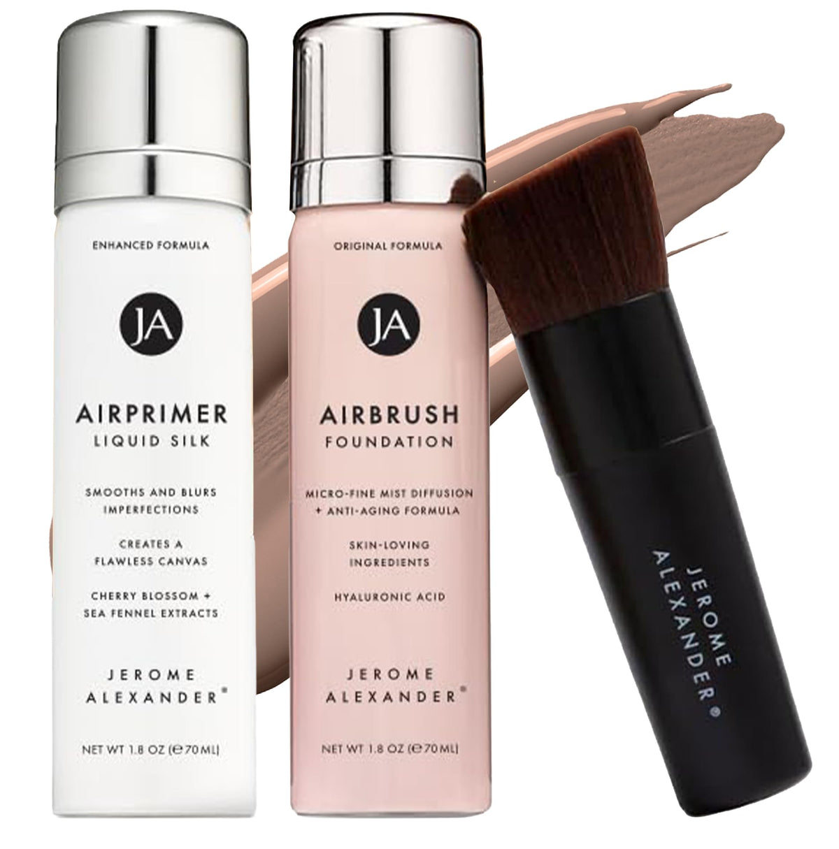 Jerome Alexander MagicMinerals AirBrush primer smooths pores for a flawless base.