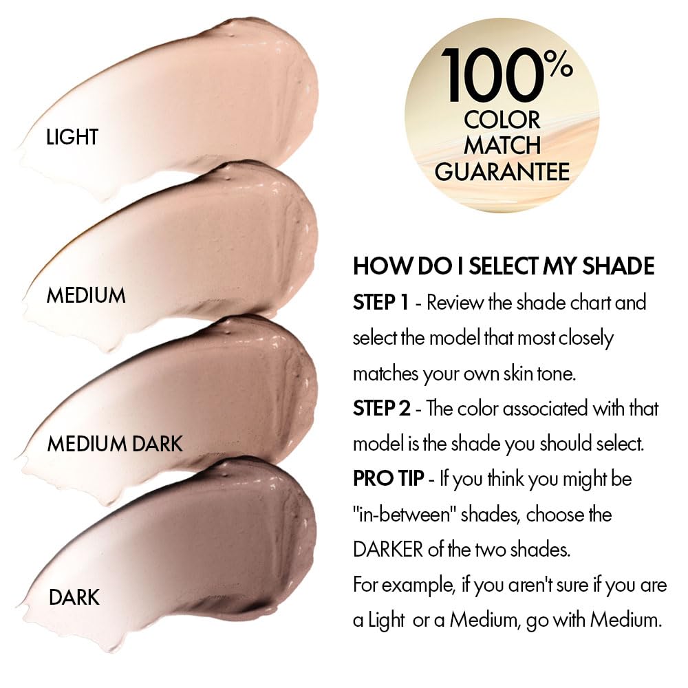 Hyaluronic acid in Jerome Alexander foundation keeps skin hydrated.