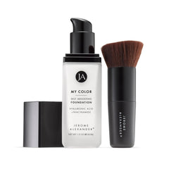 Jerome Alexander My Color Self Adjusting Foundation transforms from white base to your shade.