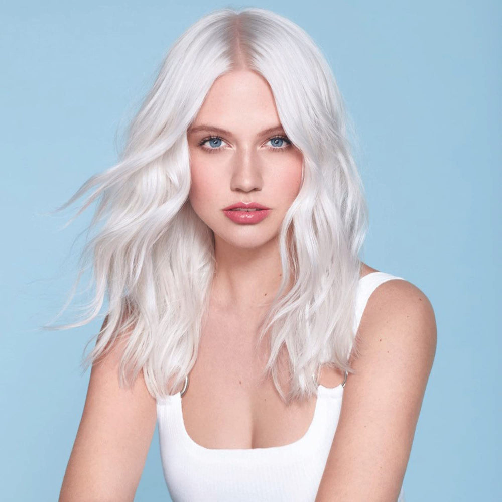 Jerome Russell Bblonde Application Guide demonstrates at-home toning steps.