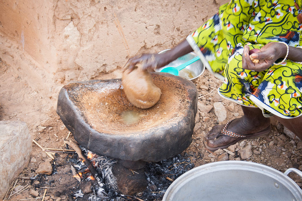 Imported from Ghana for authentic beauty rituals