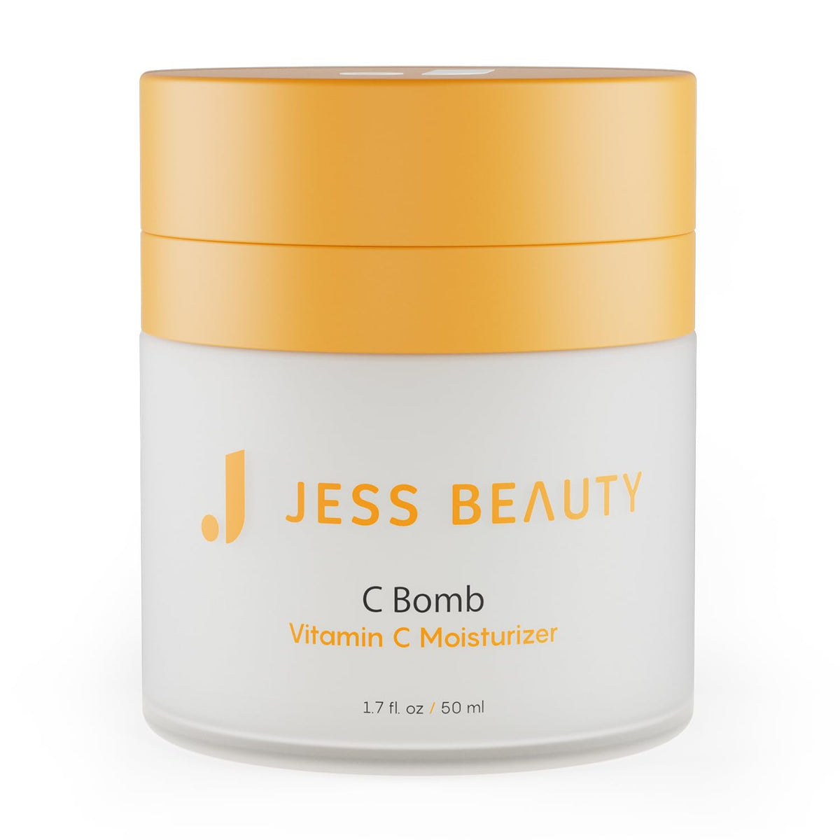 JESS BEAUTY C Bomb moisturizer bottle hydrates skin for daily glow