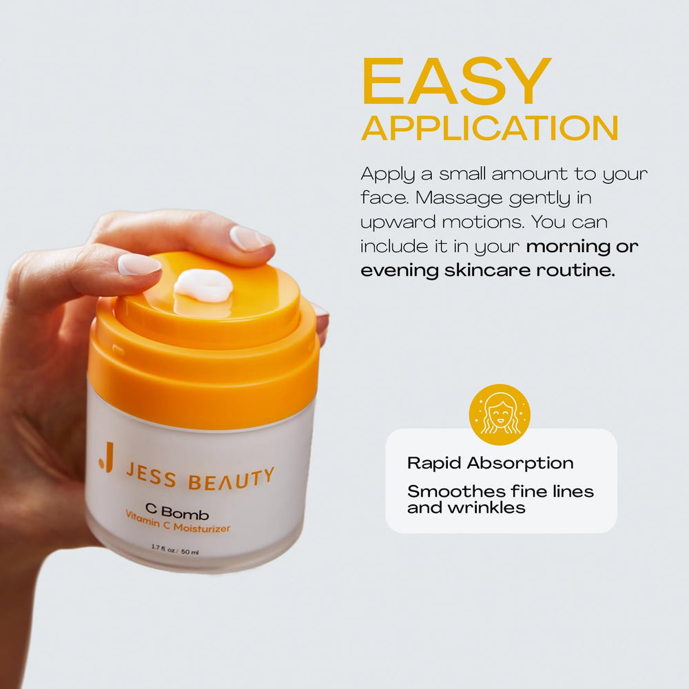 JESS BEAUTY C Bomb in a morning skincare routine