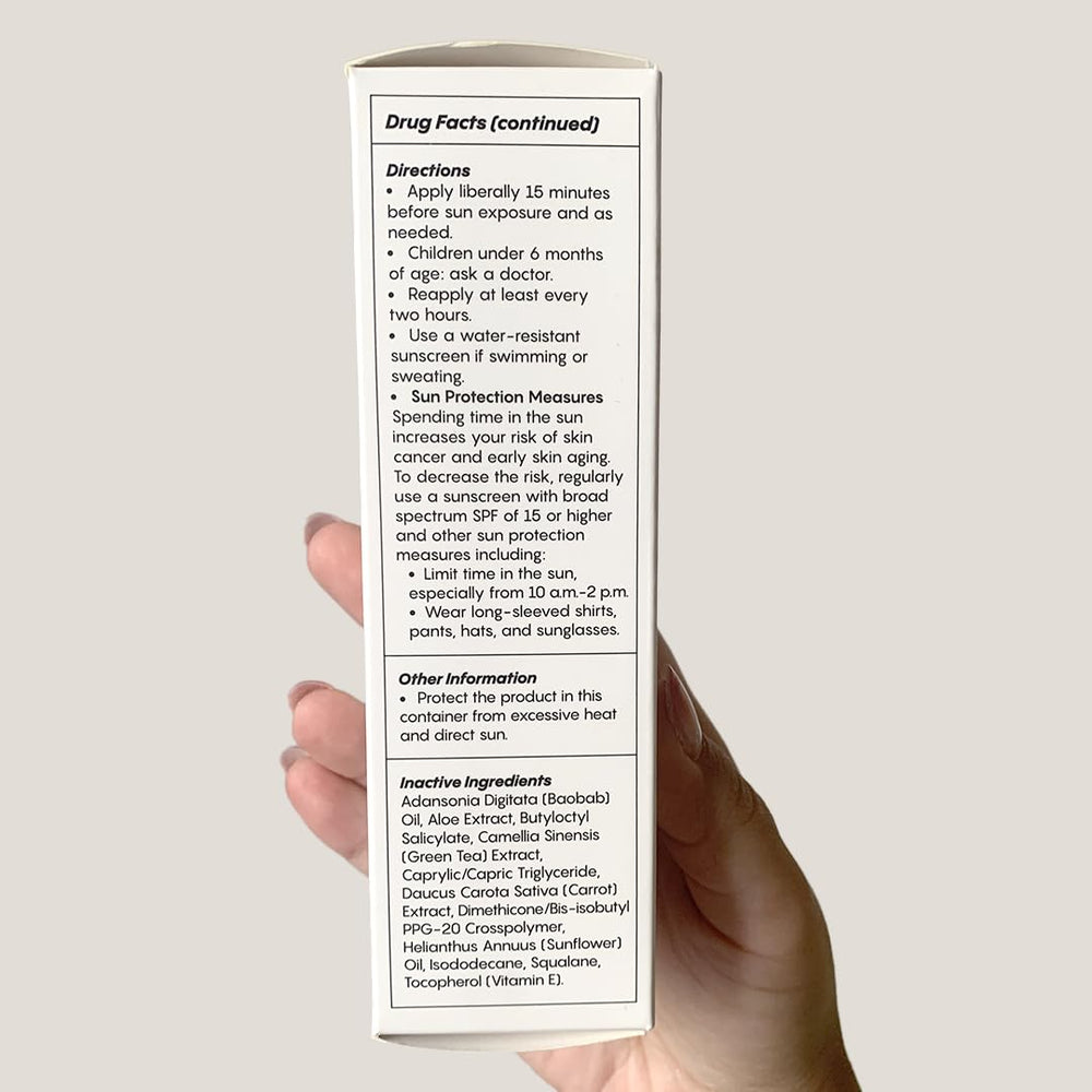 Hands applying Let it Sun sunscreen as part of daily routine by JESS BEAUTY