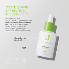 PHAbulous application drops suggesting an easy daily routine after cleansing