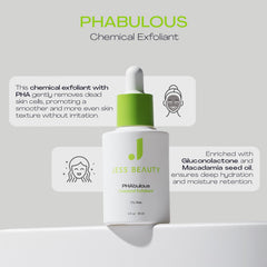 PHAbulous texture swirl highlighting smoother, even skin texture