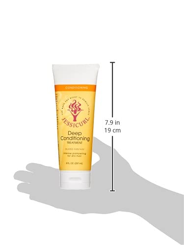 Jessicurl Island Fantasy hair texture closeup—creamy moisture to enhance curl definition.