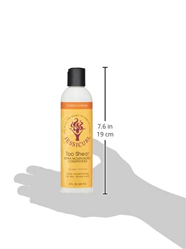 Jessicurl Too Shea cream texture suggests deep conditioning for thirsty curls.