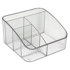 JessLab makeup organizer front view for quick access to cosmetics.