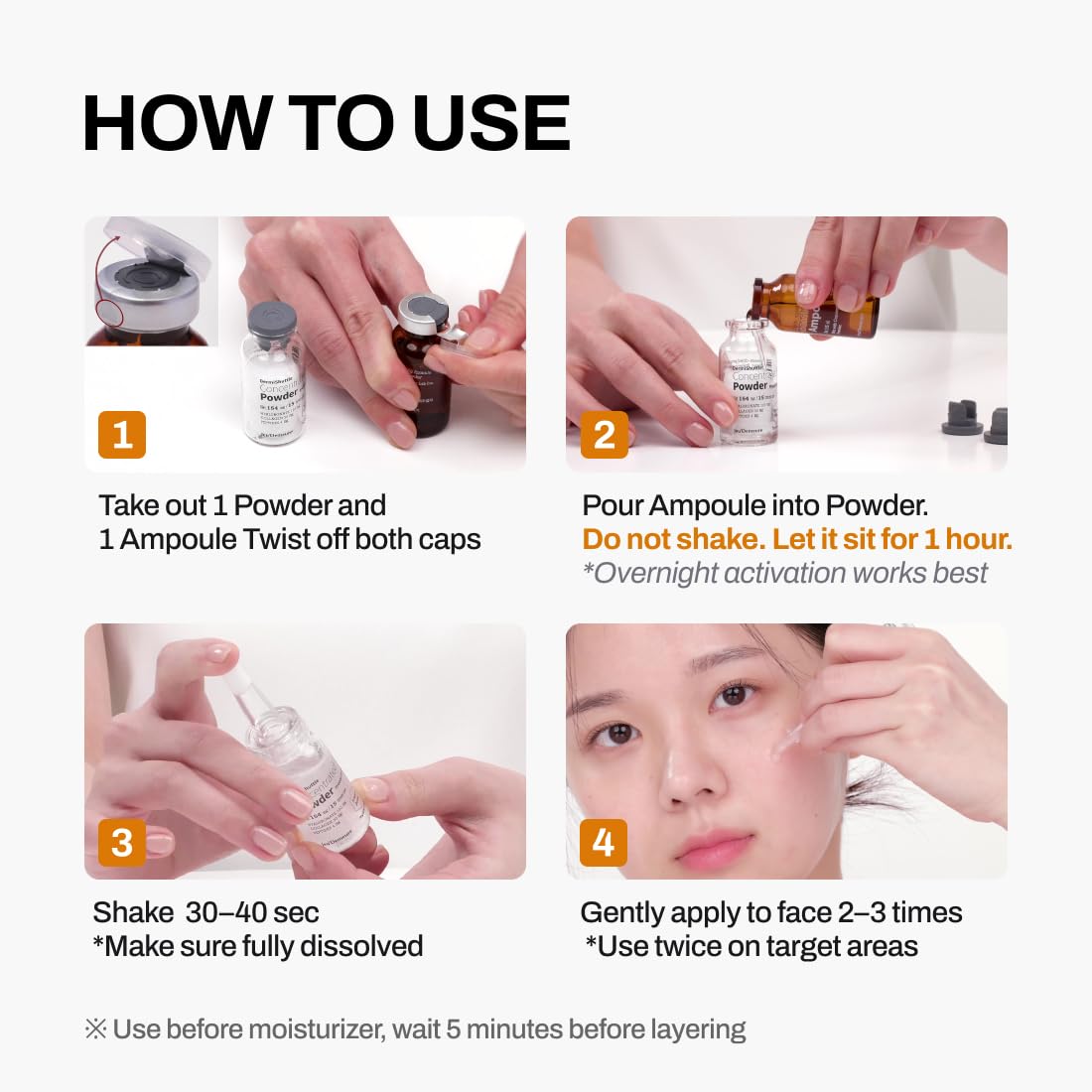JEU'DEMEURE DermiShuttle evening routine setup for use