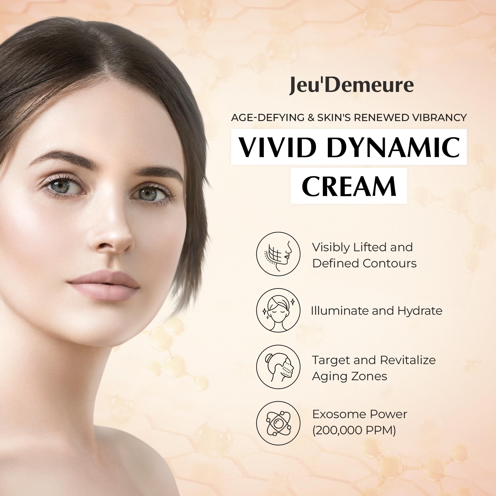 JEU'DEMEURE DermiShuttle peptide blend promotes smoothness
