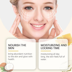 Hands applying JeurLrok balm to demonstrate multipurpose face and body care.