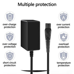 Jewaytec HQ8505 charger side view highlighting compact profile for easy storage