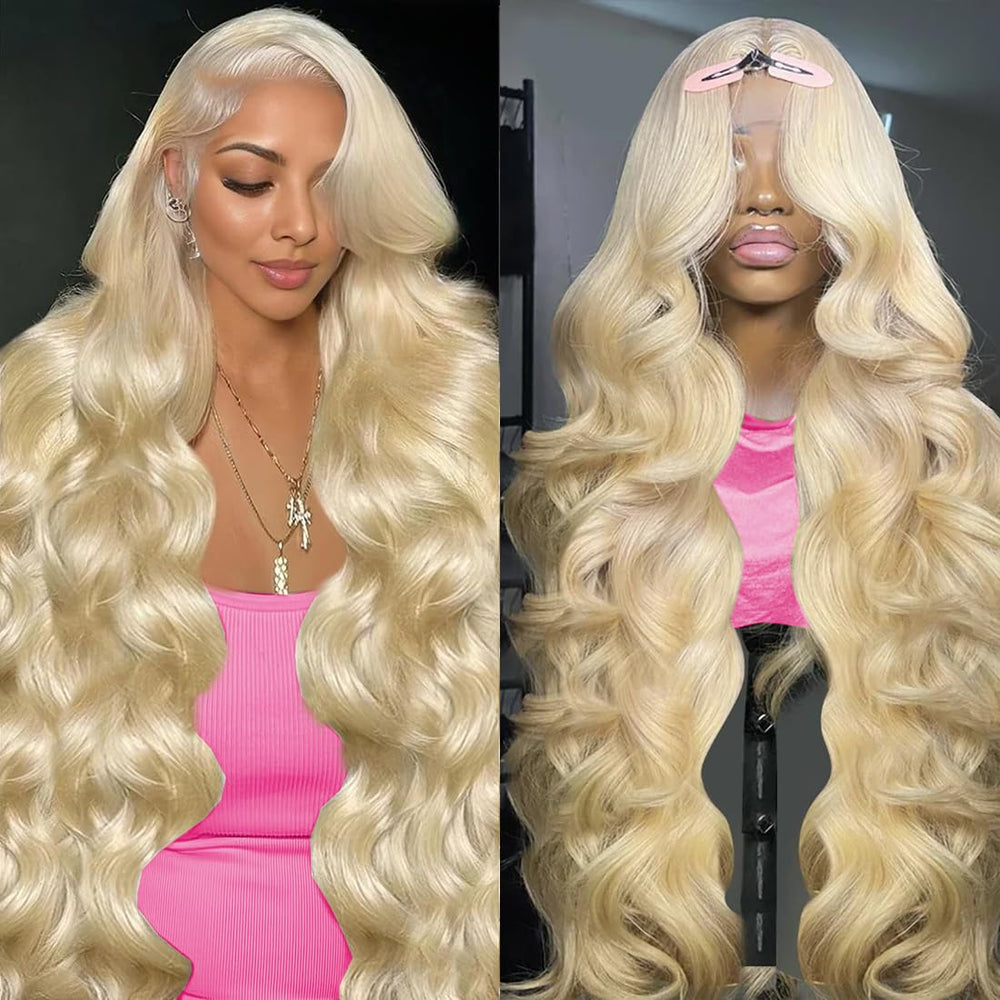 Jewhaut 613 lace front wig showing natural hairline and seamless blend for everyday wear.