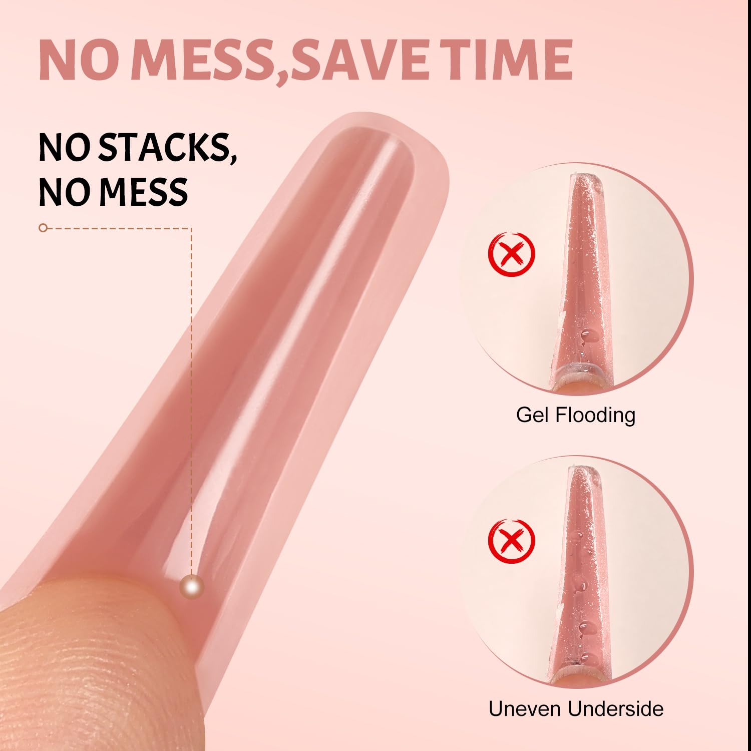 JEWHITENY 14 sizes nail form set enables quick fit for natural nails