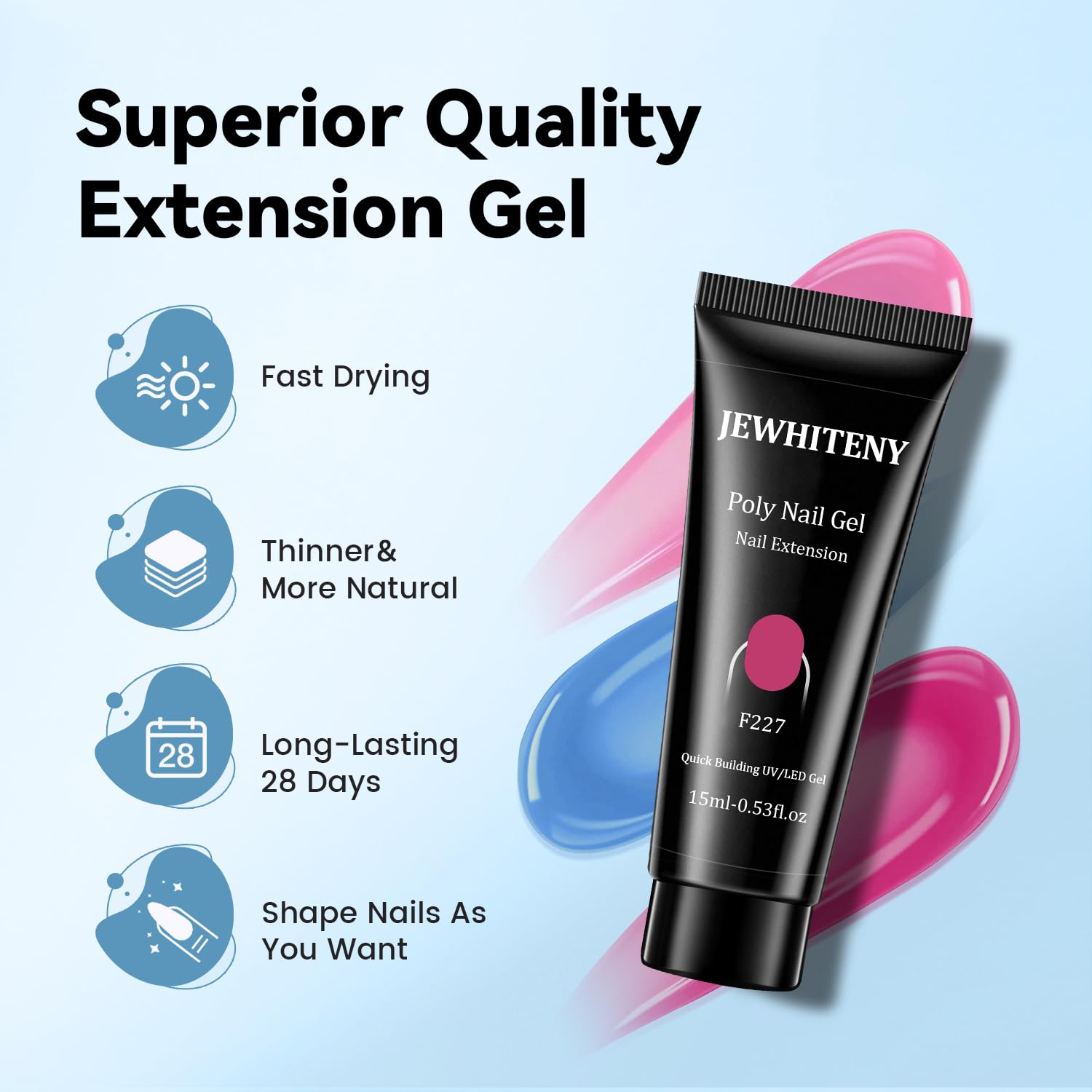 JEWHITENY at-home kit delivering salon-quality nails at home