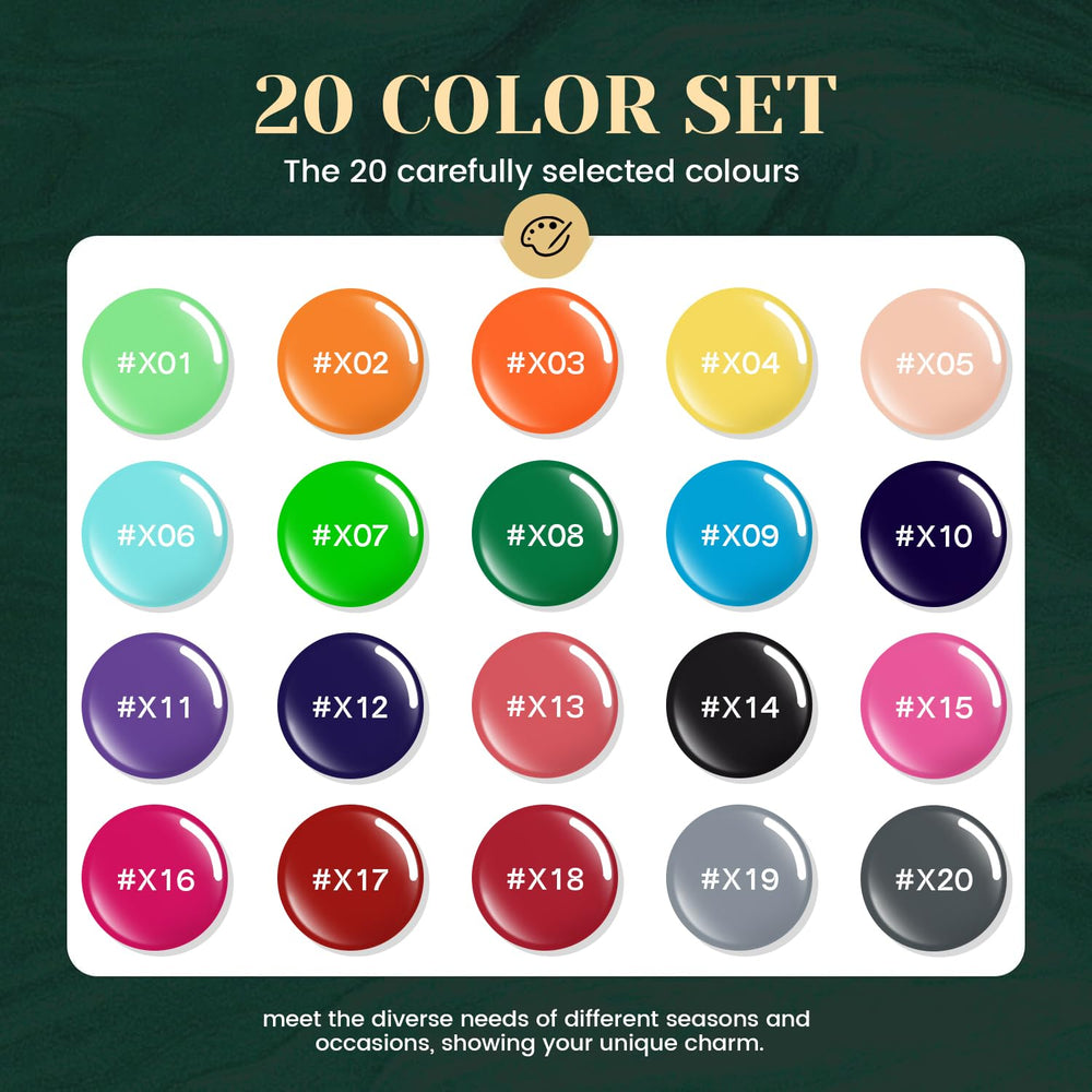 JEWHITENY base coat and top coats included for at-home use